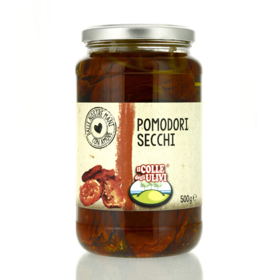 Pomodori secchi sott'olio vaso gr.500