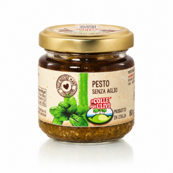 Pesto senza aglio vaso 80gr.